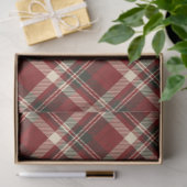 Red Green Buffalo Kariertes Muster Weihnachten Seidenpapier (Geschenk)