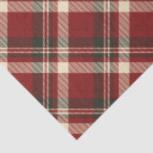 Red Green Buffalo Kariertes Muster Weihnachten Seidenpapier (Ausschnitt)