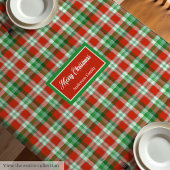 Red Green Checkered Tablecloth Traditional Style Tischdecke