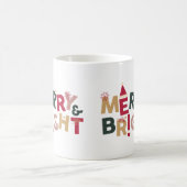 Red Green Cheful und Shiny Weihnachtskaffee Tasse (Mittel)