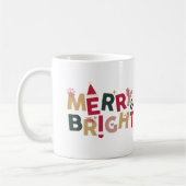 Red Green Cheful und Shiny Weihnachtskaffee Tasse (Links)