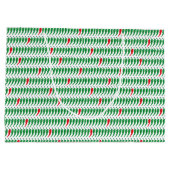 Red & Green Chile Pepper Pattern Große Geschenktüte (Rückseite)