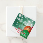 Red Green Christmas Baubles Winter Wonderland Geschenkanhänger (Beispiel)