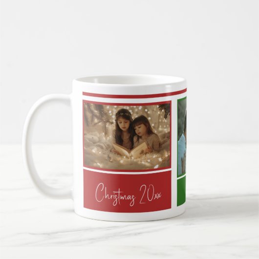 Red Green Christmas Foto Classic Tasse, 11 oz Kaffeetasse (Links)