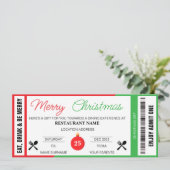 Red Green Christmas Geschenkgutschein (Stehend Vorderseite)