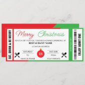 Red Green Christmas Geschenkgutschein (Vorne/Hinten)