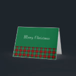 Red Green Christmas Kariert Custom Cards Feiertagskarte<br><div class="desc">Ein hübsches kariertes,  rotes und grünes Muster mit einem Weihnachtsthema. Klicken Sie auf Anpassen,  um Schriftart oder Farben innerhalb und außerhalb zu ändern.</div>
