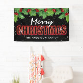Red Green Christmas Party Banner (Insitu)