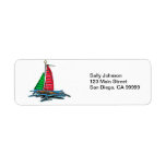 Red & Green Christmas Sailboat<br><div class="desc">Weihnachten mit einer Drehung...  tropische Themen Urlaubsartikel für diejenigen von uns,  die in wärmeren Klimabedingungen leben und Schnee für die Ferien nicht persönlich sehen werden. Weihnachten ist ein Geist,  keine Temperatur!</div>