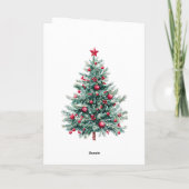 Red Green Christmas Santa Claus Karte (Rückseite)