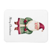 Red Green Christmas Santa Claus Magnet (Horizontal)