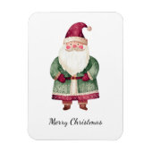 Red Green Christmas Santa Claus Magnet (Vertikal)