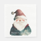 Red Green Christmas Santa Claus Serviette (Vorderseite)