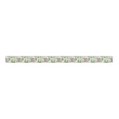 Red & Green Christmas Santa Toile Ripsband (Vorderseite)