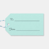 Red Green Christmas Solstice Fairy Geschenkanhänger (Rückseite Horizontal)