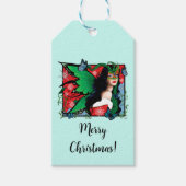 Red Green Christmas Solstice Fairy Geschenkanhänger (Vorderseite)