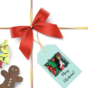 Red Green Christmas Solstice Fairy Geschenkanhänger