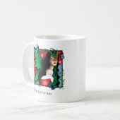 Red Green Christmas Solstice Fairy Kaffeetasse (Vorderseite Links)
