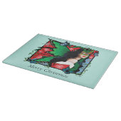 Red Green Christmas Solstice Fairy Schneidebrett (Ecke)