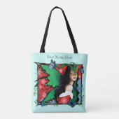 Red Green Christmas Solstice Fairy Tasche (Rückseite)