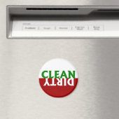 Red Green Clean Dirty Geschirrspüler Magnet (In Situ (Geschirrspüler))