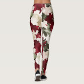 Red Green Cream Camo Leggings (Rückseite)