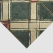 RED GREEN CREAM HOLIDAY DIAMOND PATTERN SEIDENPAPIER (Ausschnitt)