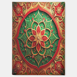 Red Green Decorative Christmas Holiday Magnet