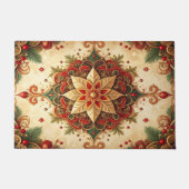 Red Green Decorative Holiday Doormat Fußmatte (Vorderseite)