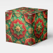 Red Green Decorative Holiday Favor Box Geschenkschachtel (Vorderseite)
