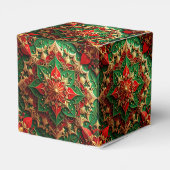 Red Green Decorative Holiday Favor Box Geschenkschachtel (Rückseite)