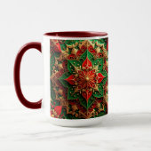 Red Green Decorative Holiday Mug Tasse (Links)