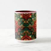 Red Green Decorative Holiday Mug Tasse (Zentrum)