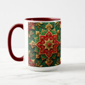 Red Green Decorative Holiday Mug Tasse (Links)