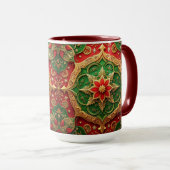 Red Green Decorative Holiday Mug Tasse (VorderseiteRechts)