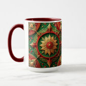Red Green Decorative Holiday Mug Tasse (Links)