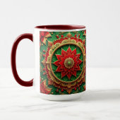 Red Green Decorative Holiday Mug Tasse (Links)