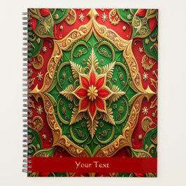 Red Green Decorative Holiday Planer