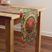 Red Green Decorative Holiday Table Runner Mittelgroßer Tischläufer (Beispiel)