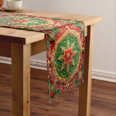 Red Green Decorative Holiday Table Runner Mittelgroßer Tischläufer (Beispiel)