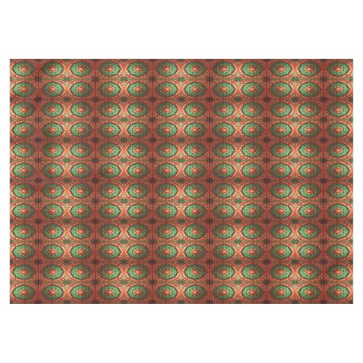 Red Green Decorative Holiday Tablecloth Tischdecke (Vorderseite (Horizontal))