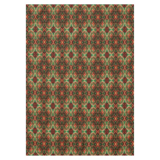 Red Green Decorative Holiday Tablecloth Tischdecke (Vorderseite)