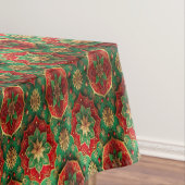 Red Green Decorative Holiday Tablecloth Tischdecke (Beispiel)