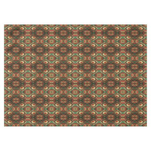 Red Green Decorative Holiday Tablecloth Tischdecke (Vorderseite (Horizontal))