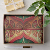 Red Green Decorative Holiday Tissue Paper Seidenpapier (Geschenk)