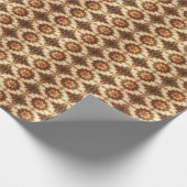 Red Green Decorative Holiday Wrapping Paper Geschenkpapier (Ecke)