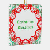 Red Green Design Gerahmt Keramikornament (Rechts)