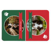 Red Green Dog wird Foto Gefüttert Magnet (Horizontal)