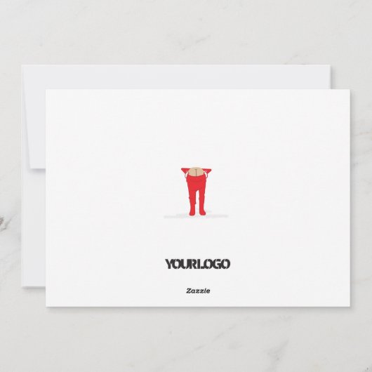 Red & Green Elf Shenanigans Weihnachten in Unterne (Rückseite)