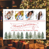 Red Green Family Foto Collage Weihnachten